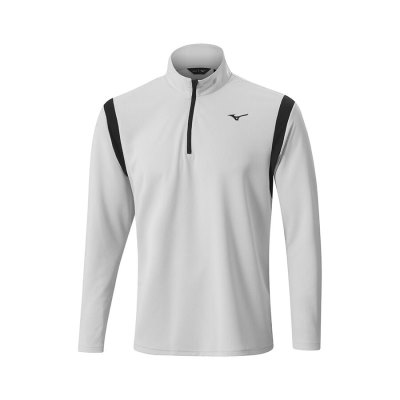 Manga Larga Mizuno Winter Breeze Elite 1/4 Zip Hombre Grises - Chile M934WCZNUK